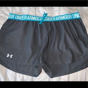 Gray Under Armour shorts